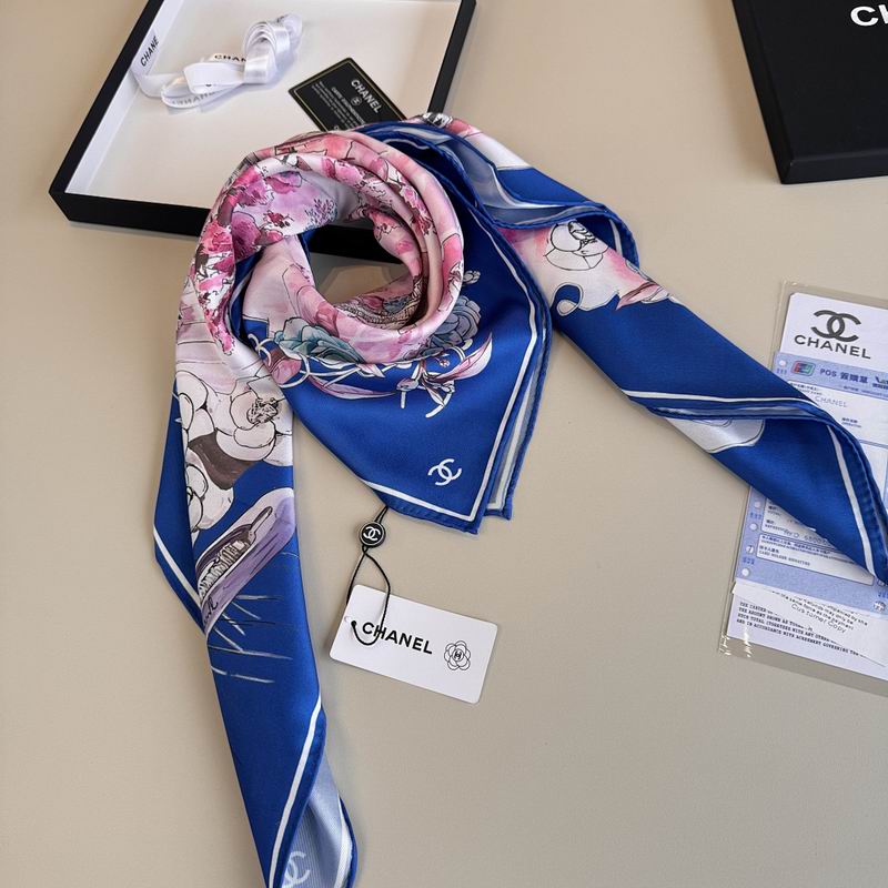 Chanel silk scarf hm (438)