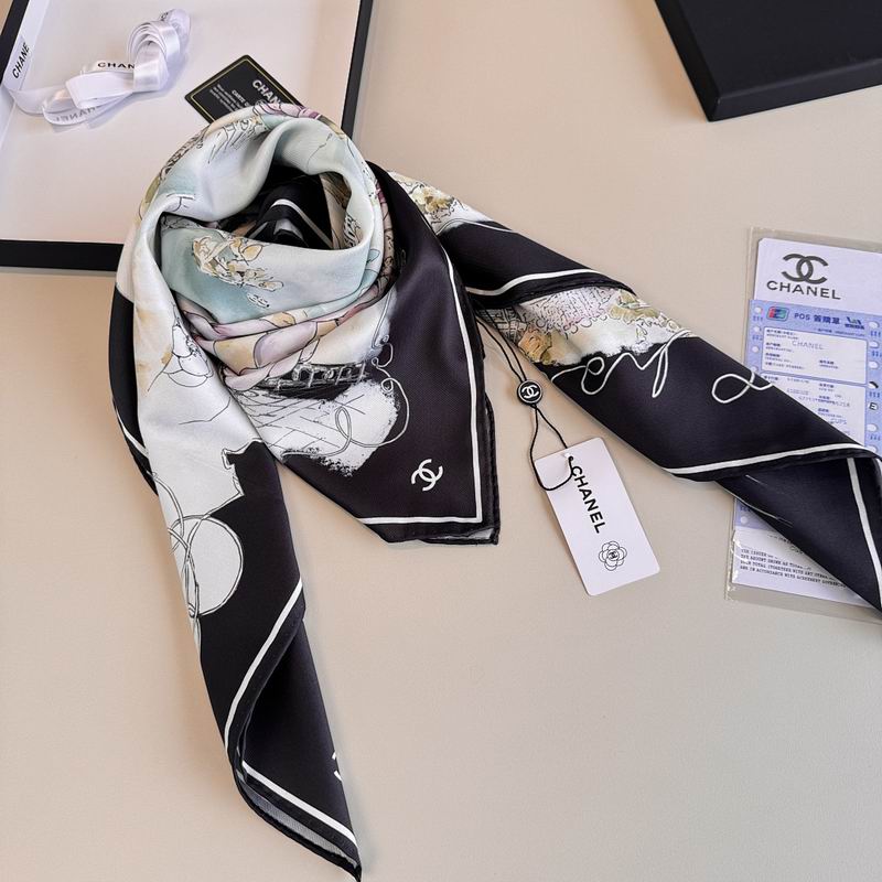 Chanel silk scarf hm (441)