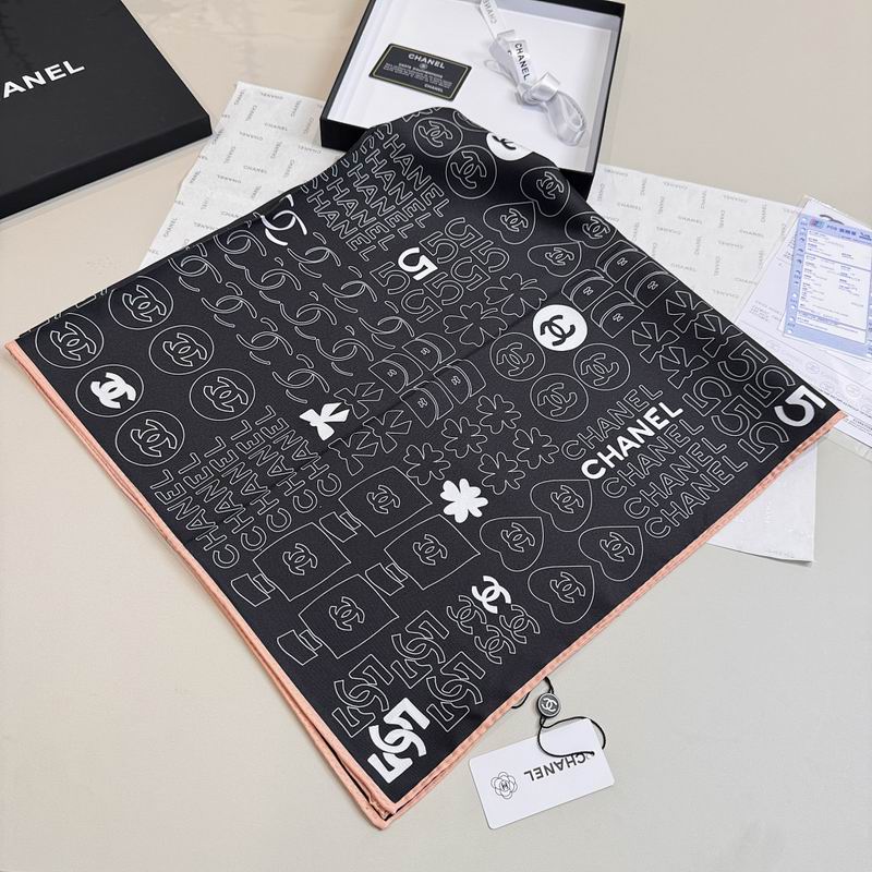 Chanel silk scarf hm (444)