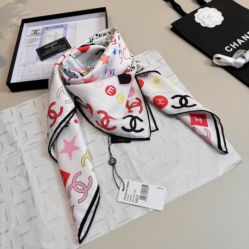 Chanel silk scarf hm (454)