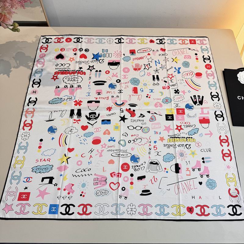 Chanel silk scarf hm (455)