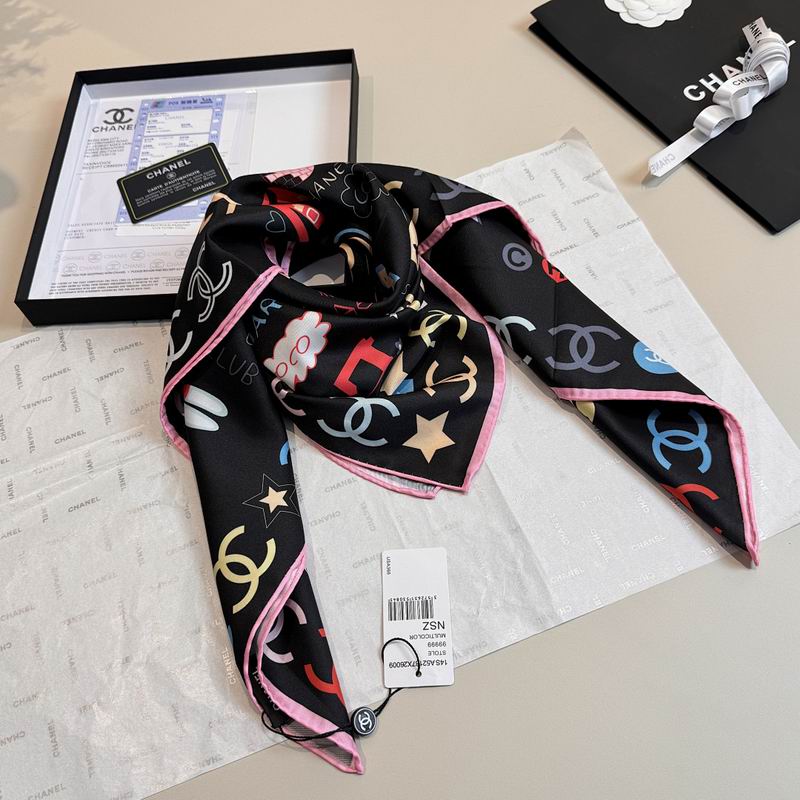 Chanel silk scarf hm (457)