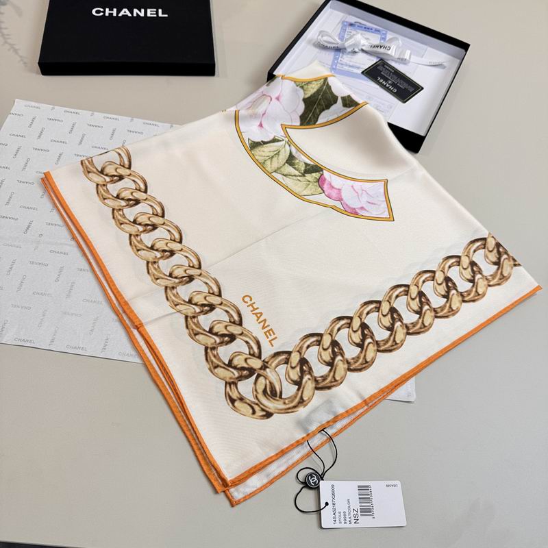 Chanel silk scarf hm (469)