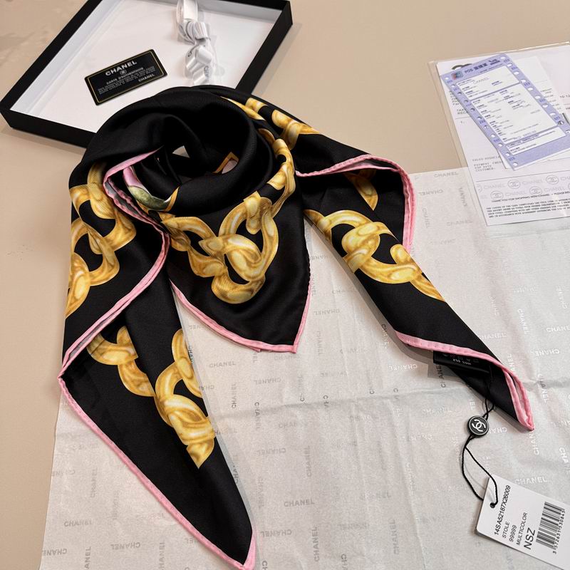 Chanel silk scarf hm (473)