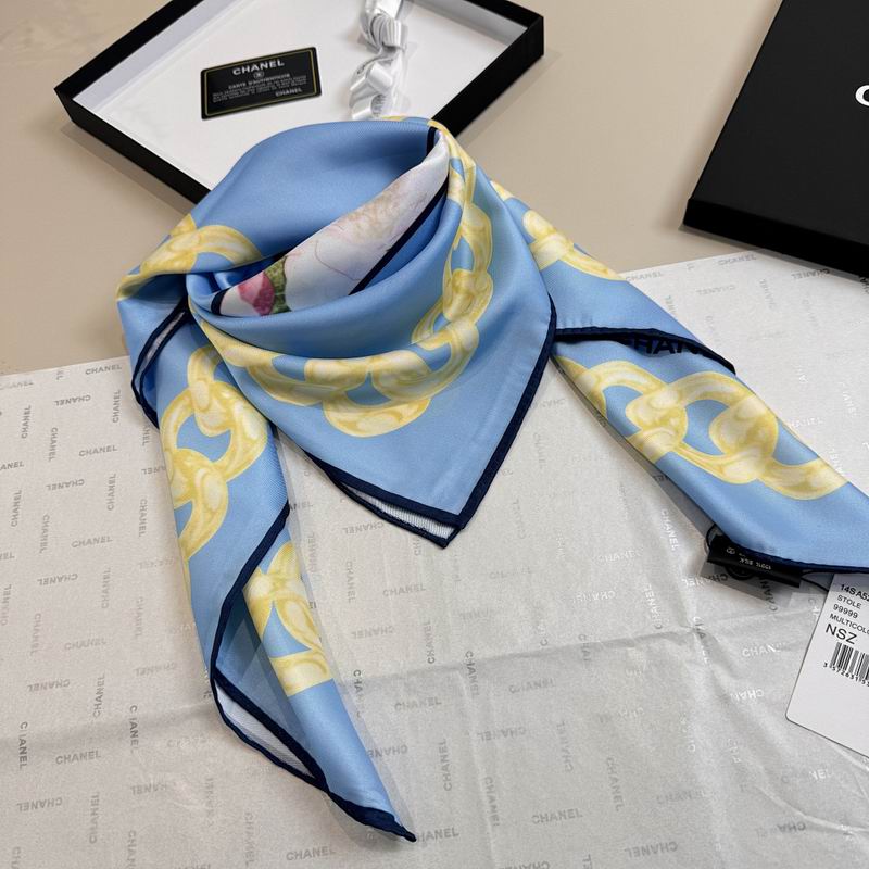 Chanel silk scarf hm (476)