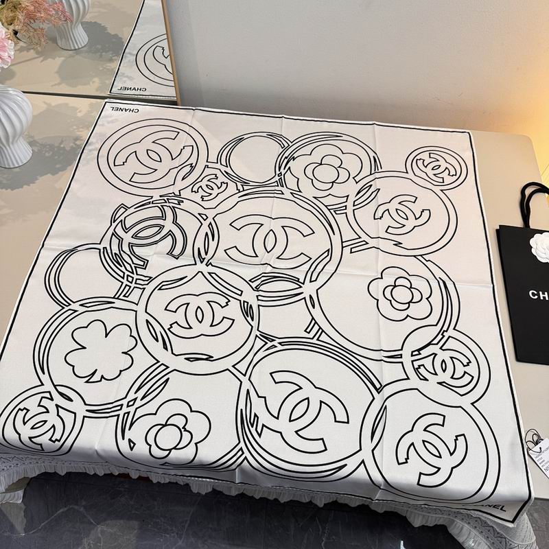 Chanel silk scarf hm (484)