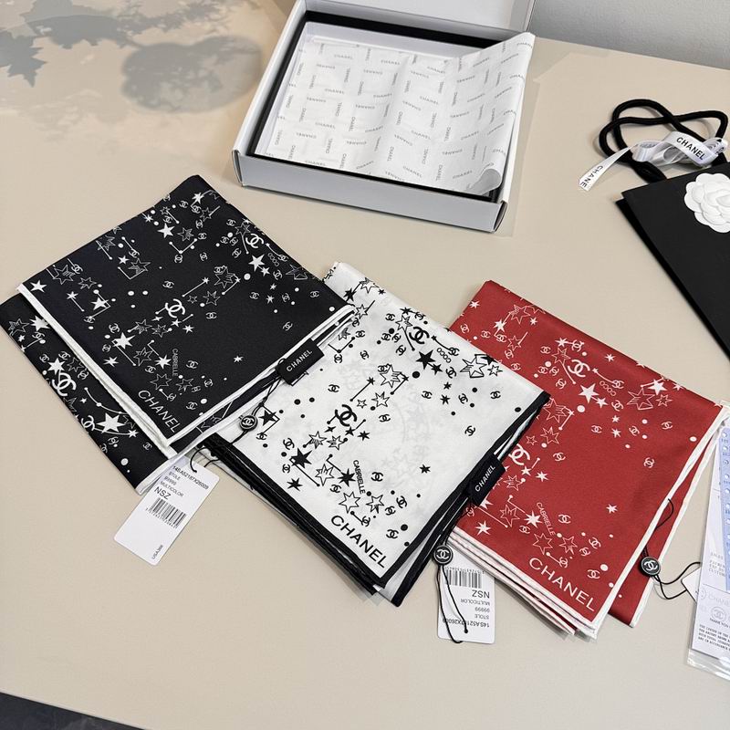 Chanel silk scarf hm (491)
