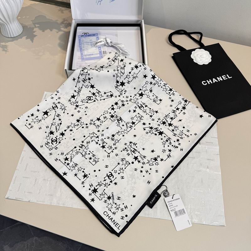 Chanel silk scarf hm (492)