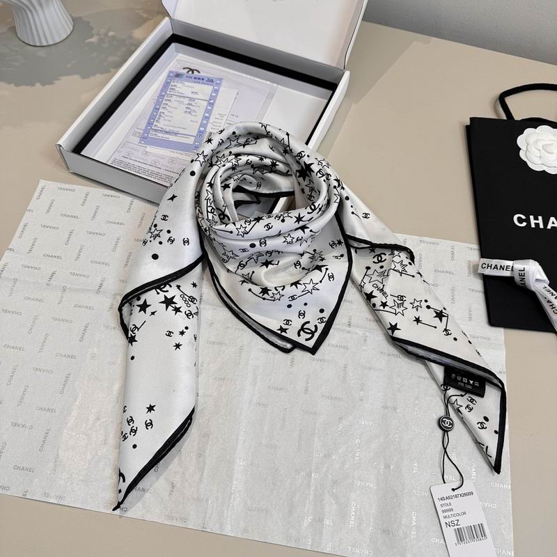 Chanel silk scarf hm (493)
