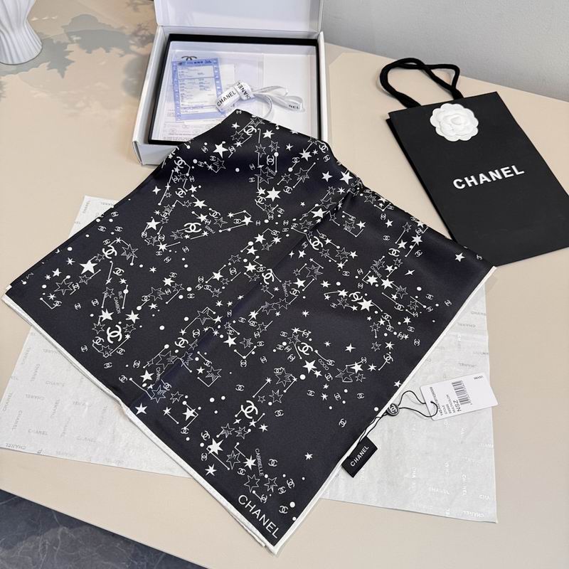 Chanel silk scarf hm (498)