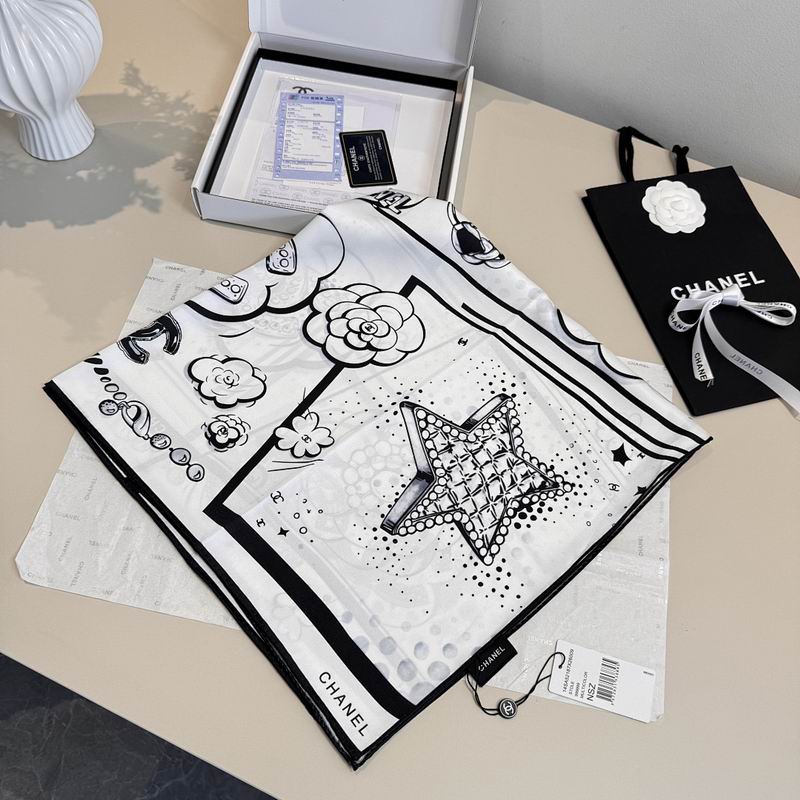 Chanel silk scarf hm (502)