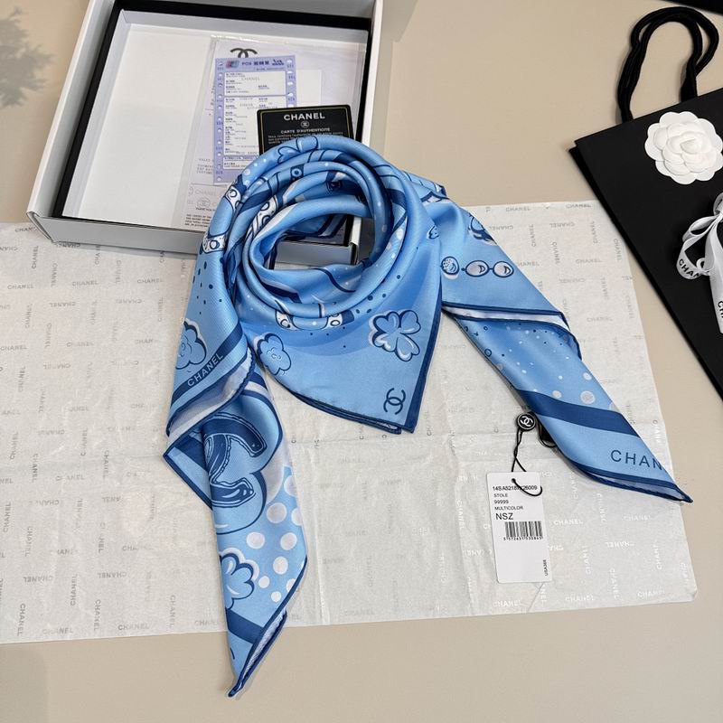Chanel silk scarf hm (506)