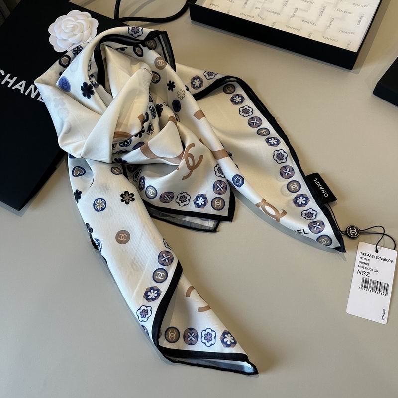 Chanel silk scarf hm (66)