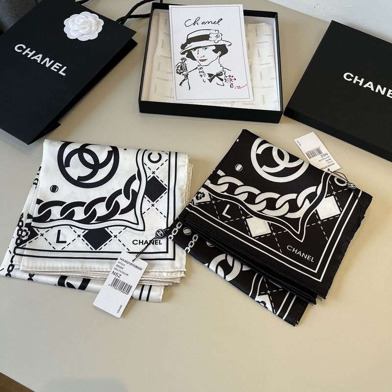 Chanel silk scarf hm (78)