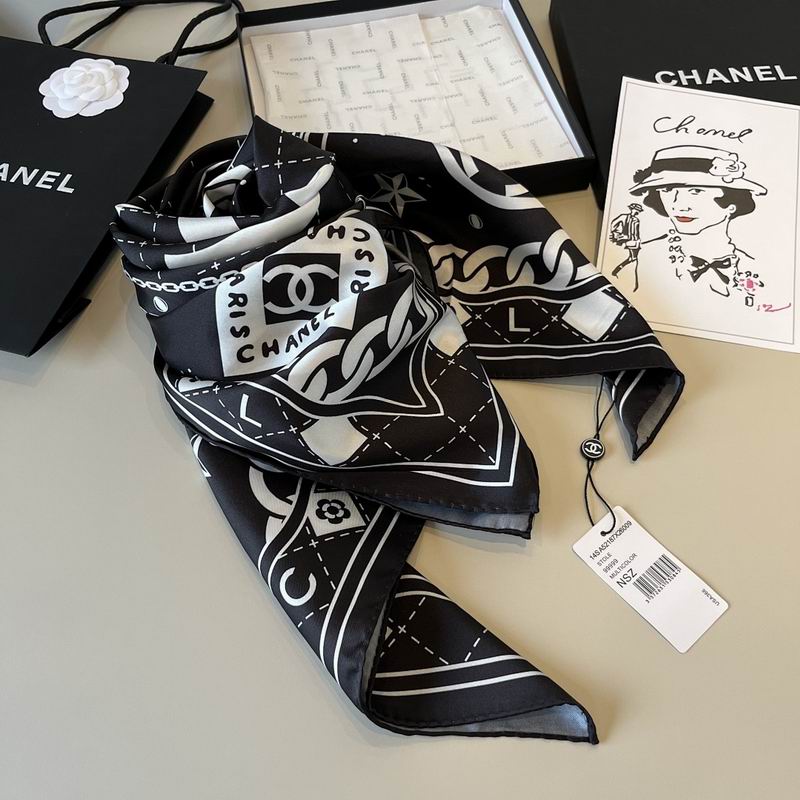 Chanel silk scarf hm (80)
