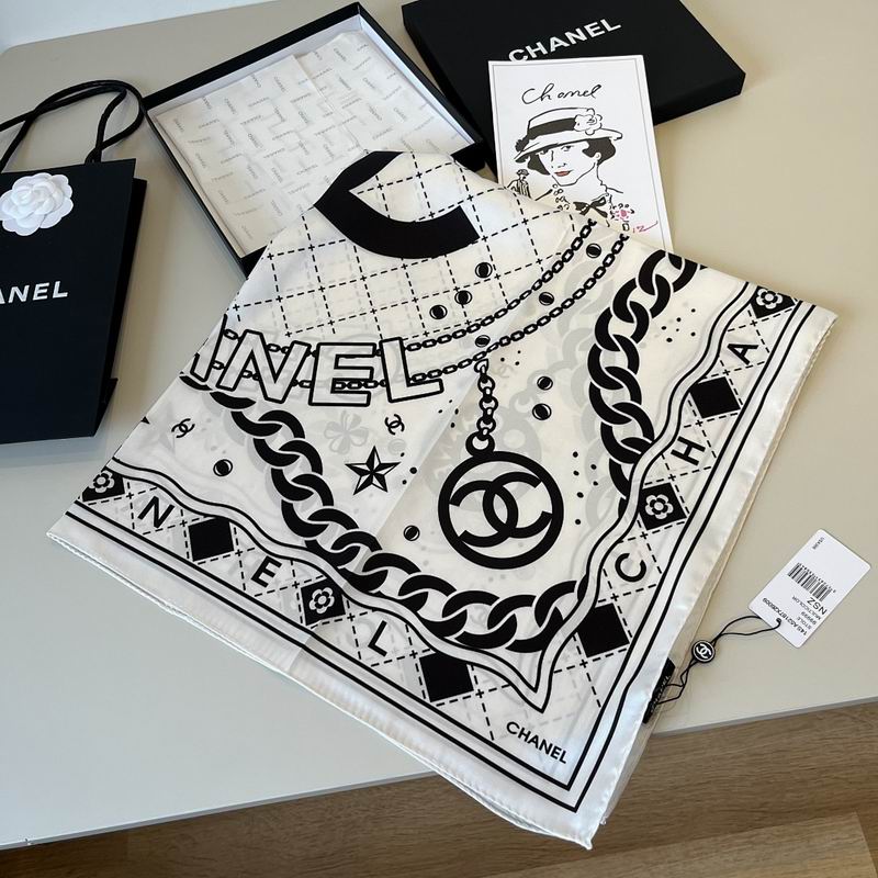 Chanel silk scarf hm (82)