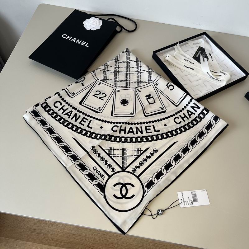 Chanel silk scarf hm (93)