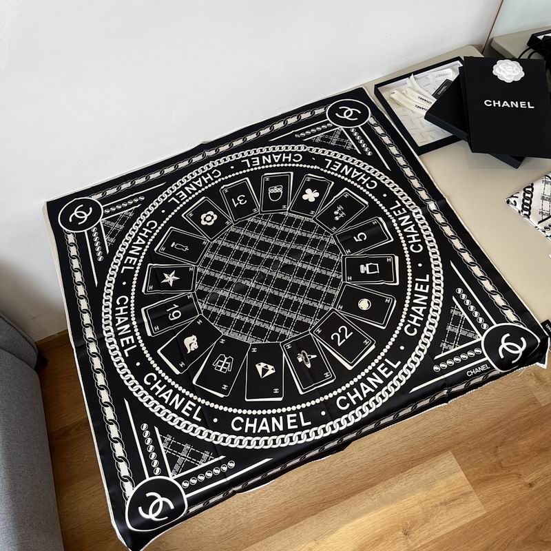 Chanel silk scarf hm (98)