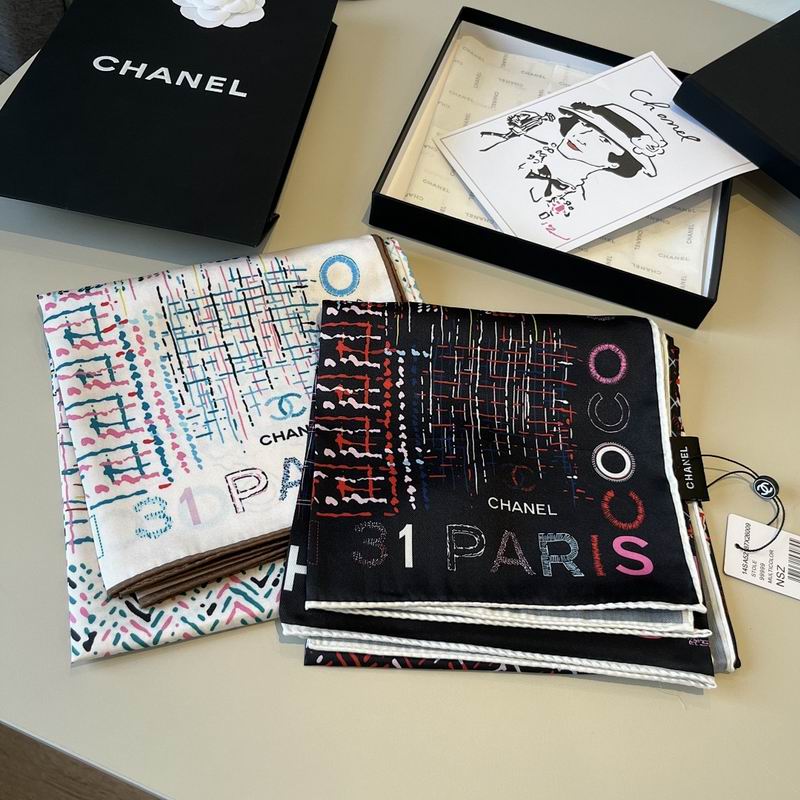 Chanel silk scarf hm (99)