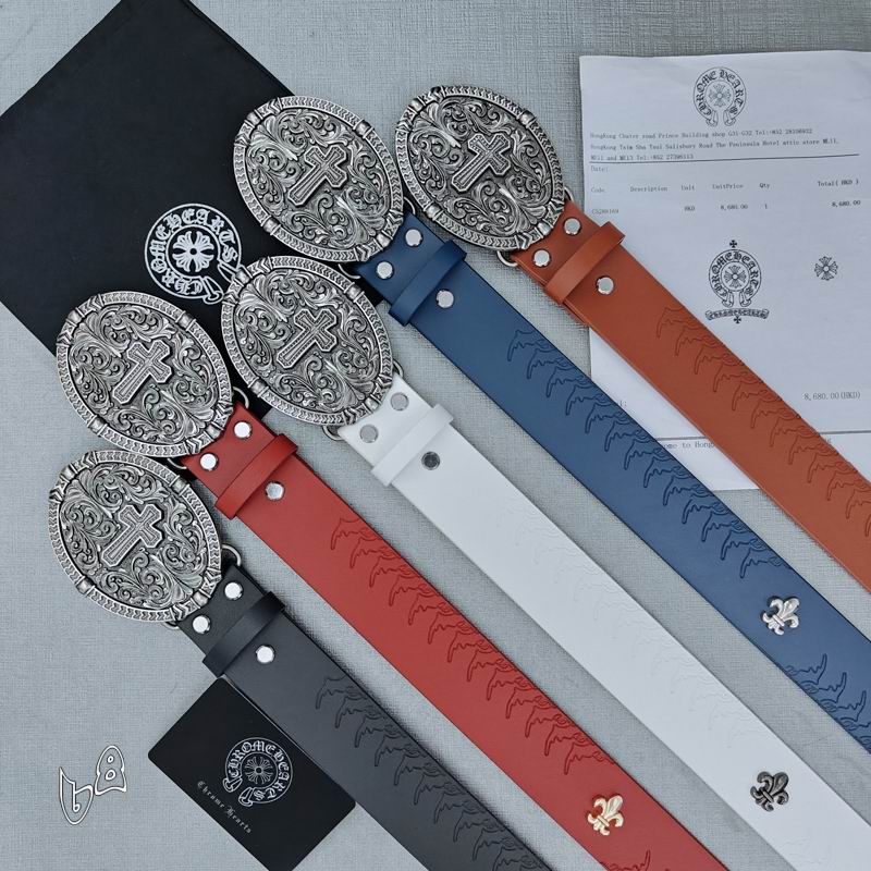 Chrome Hearts belt 38mmX90-125cm lb (21)