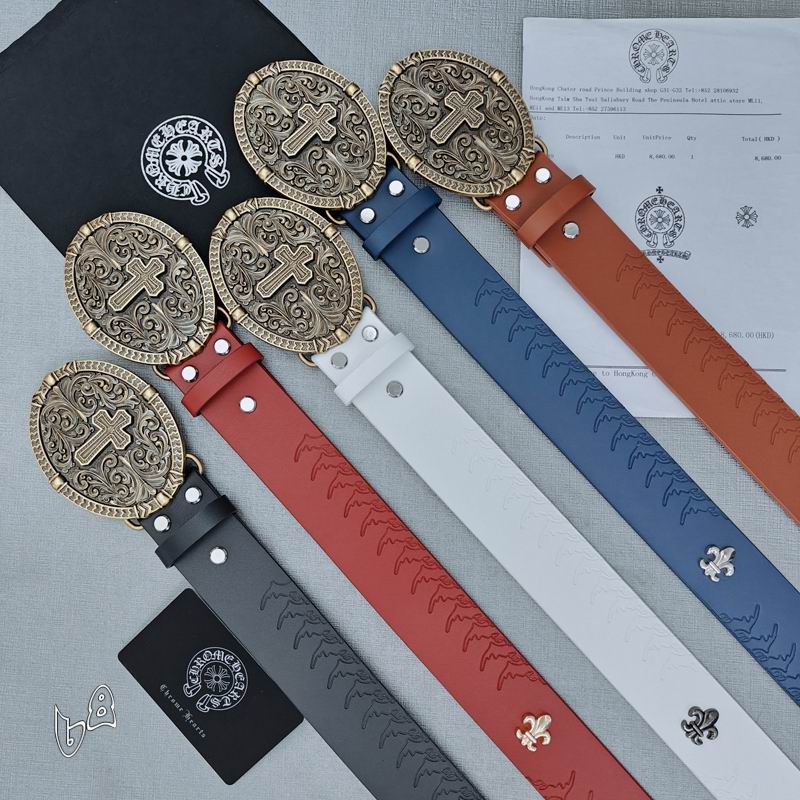 Chrome Hearts belt 38mmX90-125cm lb (43)