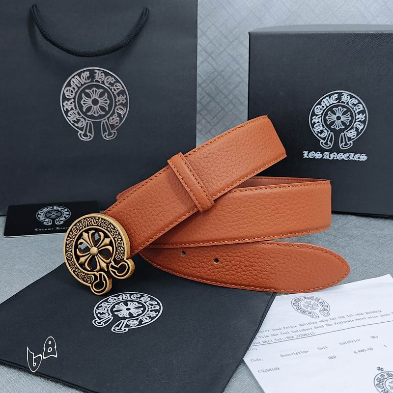 Chrome Hearts belt 38mmX90-125cm lb (60)