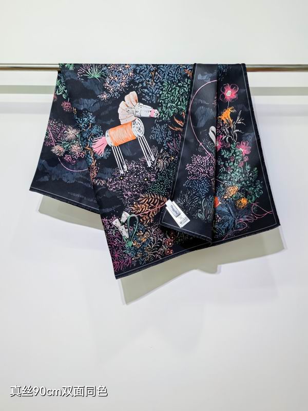 Dior  silk scarf 90X90cm E51 (2)