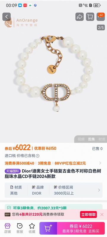 Dior Bracelet  02yxs17 (1)