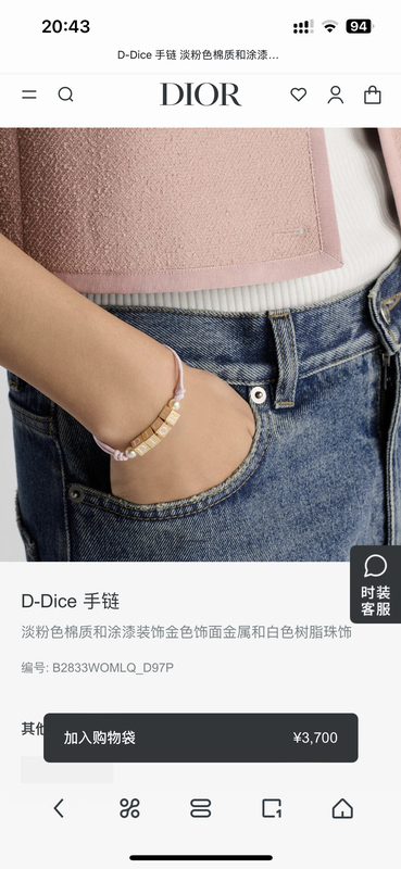 Dior Bracelet  02yxs18 (1)