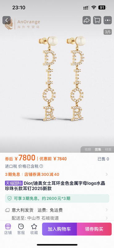 Dior Earring 02yxs15 (1)