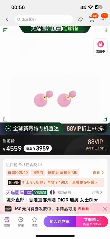 Dior Earring 02yxs58 (1)