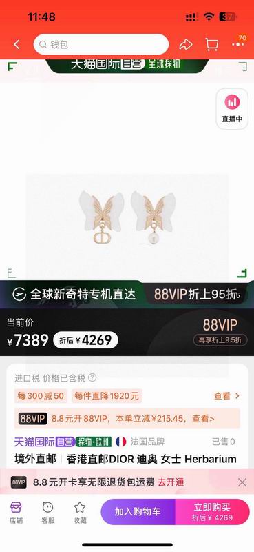 Dior Earring 02yxs71 (9)