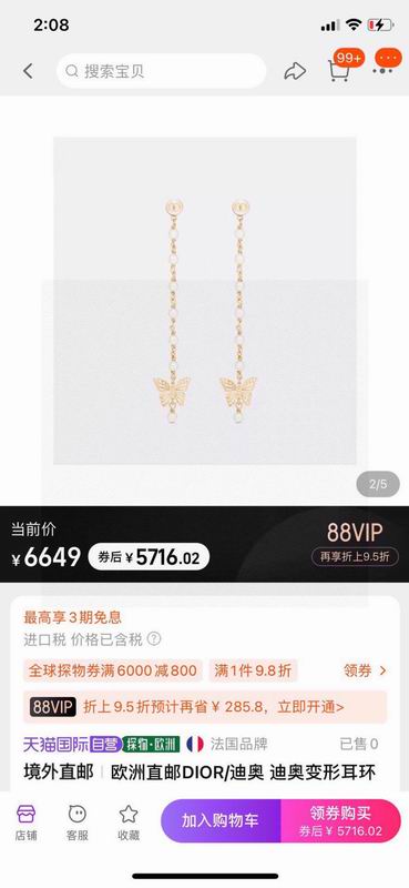 Dior Earring 03yxs203 (5)