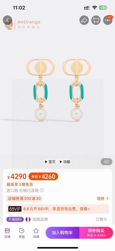 Dior Earring 03yxs233 (3)