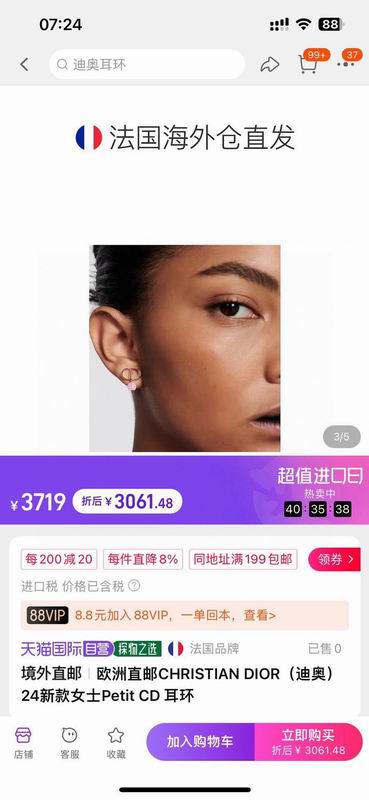 Dior Earring 03yxs264 (2)