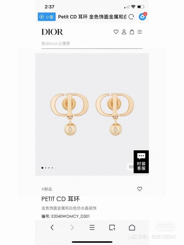 Dior Earring 03yxs290 (2)