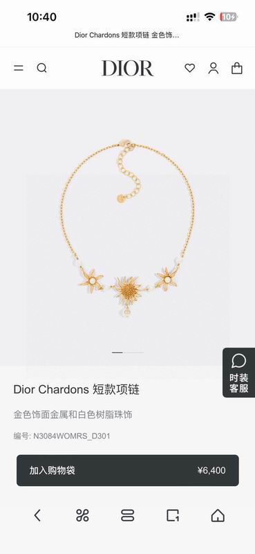 Dior Necklace 02yxs58 (1)