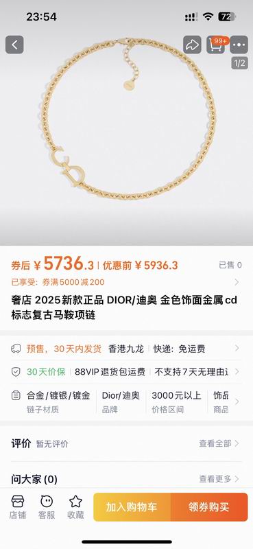 Dior Necklace 03yxs106 (4)