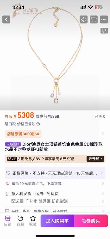 Dior Necklace 03yxs74 (1)
