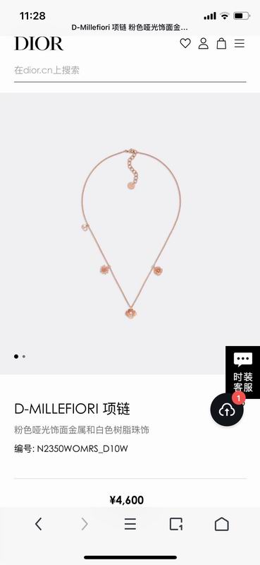 Dior Necklace 03yxs88 (2)