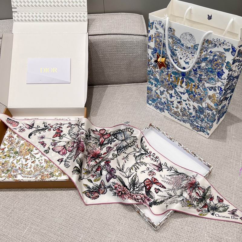 Dior Silk Scarf 35X110cm E50 (21)
