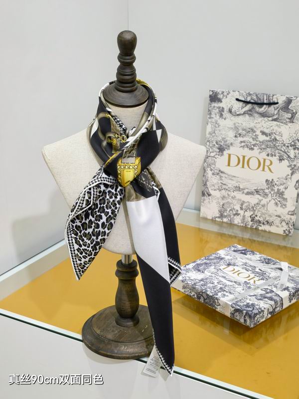 Dior Silk Scarf 90X90cm E30 (3)