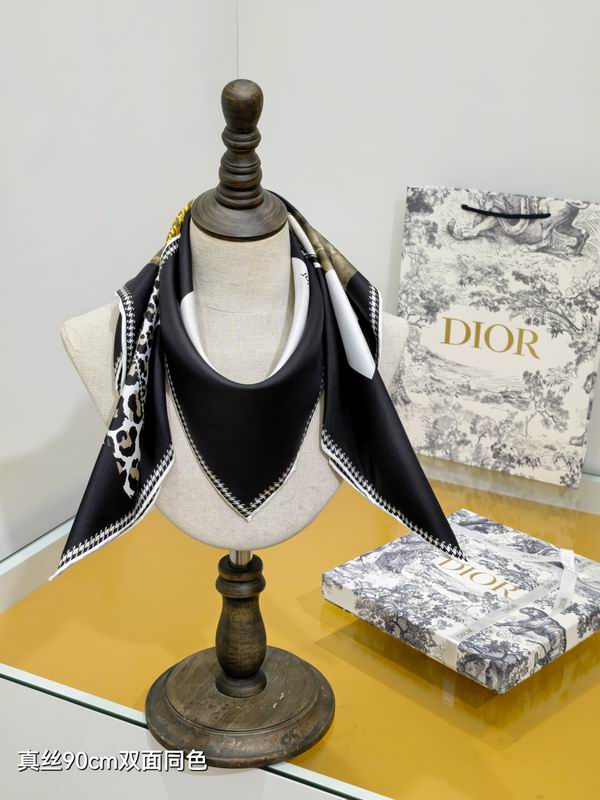 Dior Silk Scarf 90X90cm E30 (4)