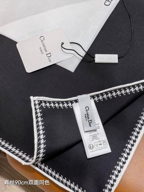Dior Silk Scarf 90X90cm E30 (6)