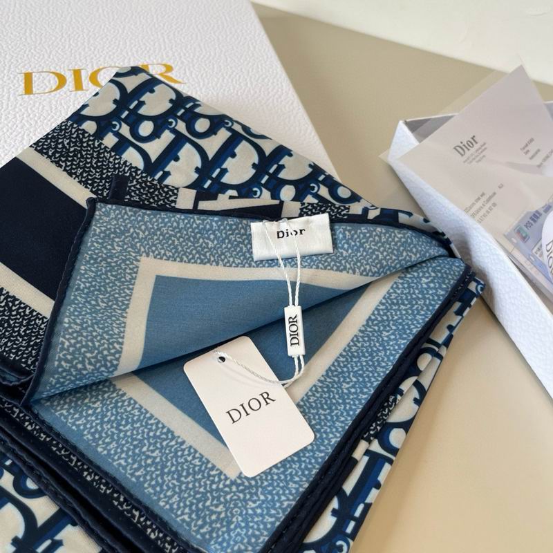 Dior Silk Scarf 90X90cm E41 (11)