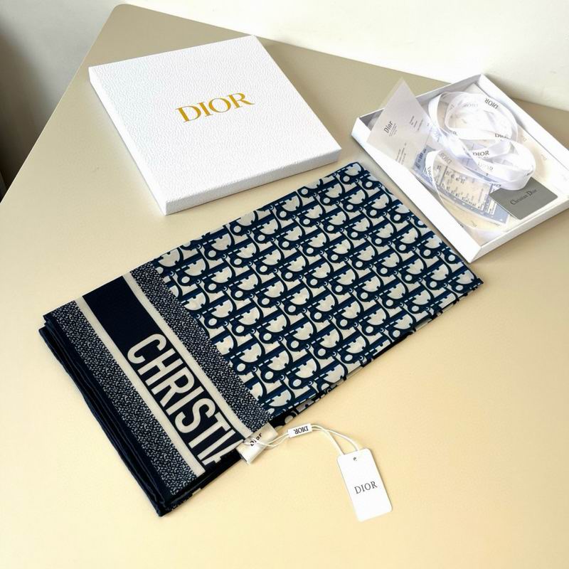 Dior Silk Scarf 90X90cm E41 (13)