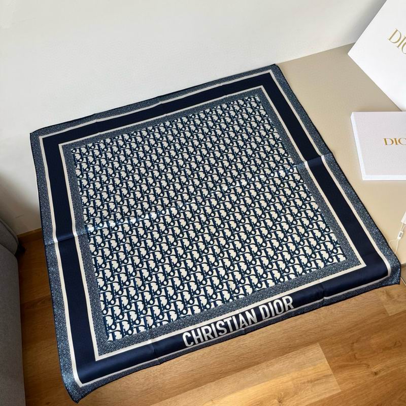 Dior Silk Scarf 90X90cm E41 (18)