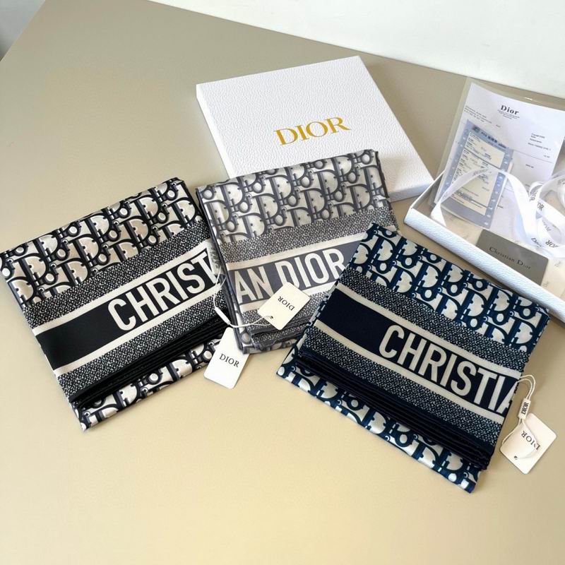 Dior Silk Scarf 90X90cm E41 (19)