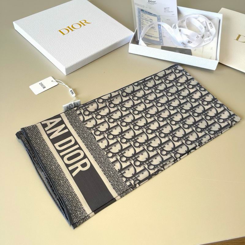 Dior Silk Scarf 90X90cm E41 (4)
