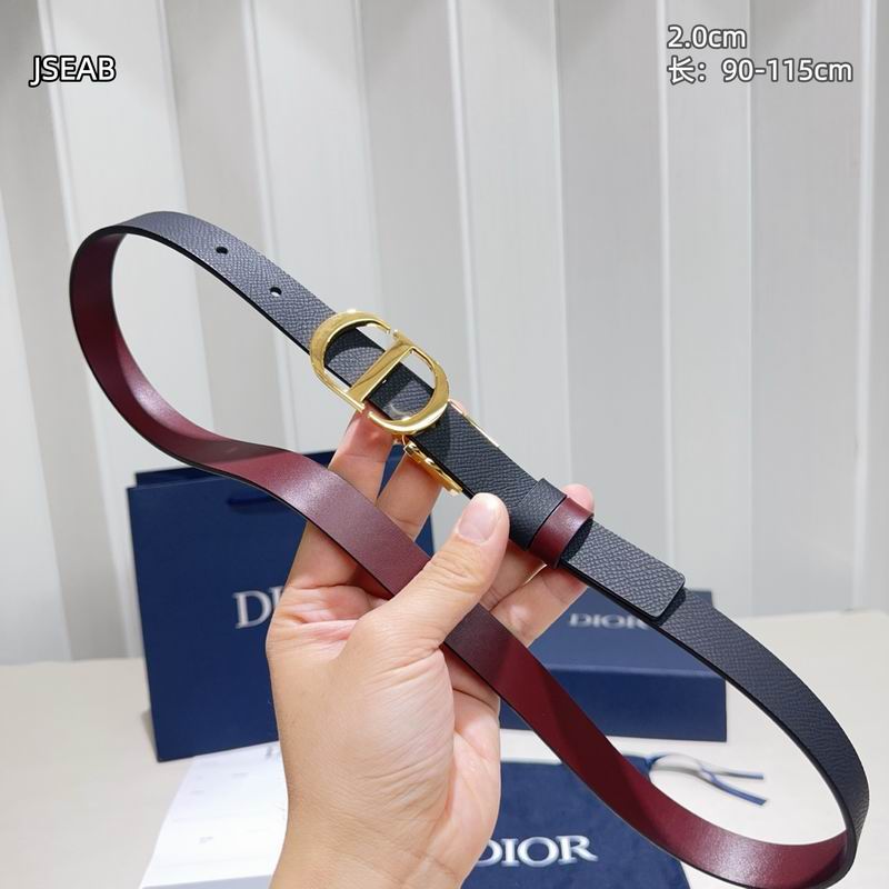 Dior belt 20mmX90-115cm 8L (114)